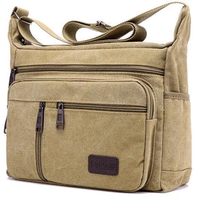 Bolsa de Ombro Masculina de Lona