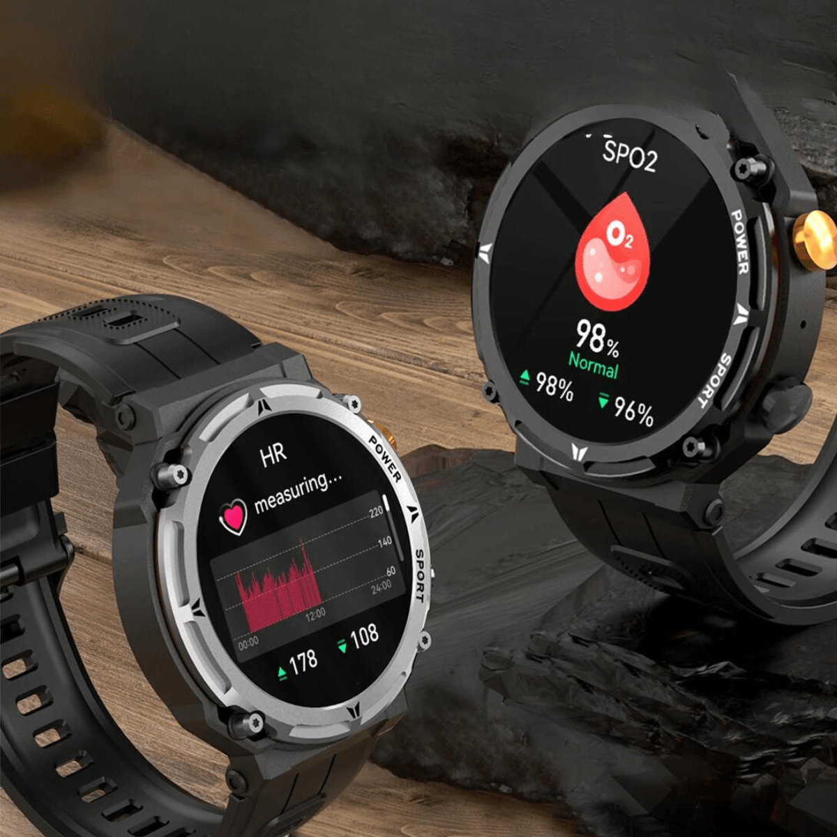 Smartwatch com Monitoramento de Frequência Cardíaca