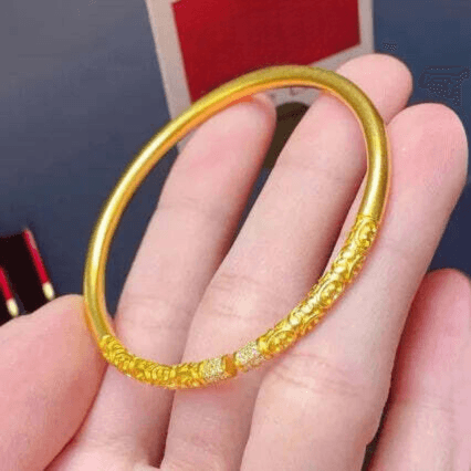 Pulseira Feminina de Ouro 24k Auspiciosa