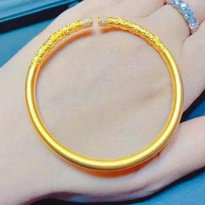 Pulseira Feminina de Ouro 24k Auspiciosa